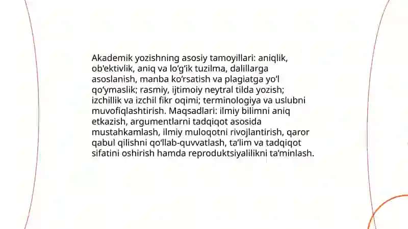 Akademik yozish va samarali amalga oshirish omillari 3