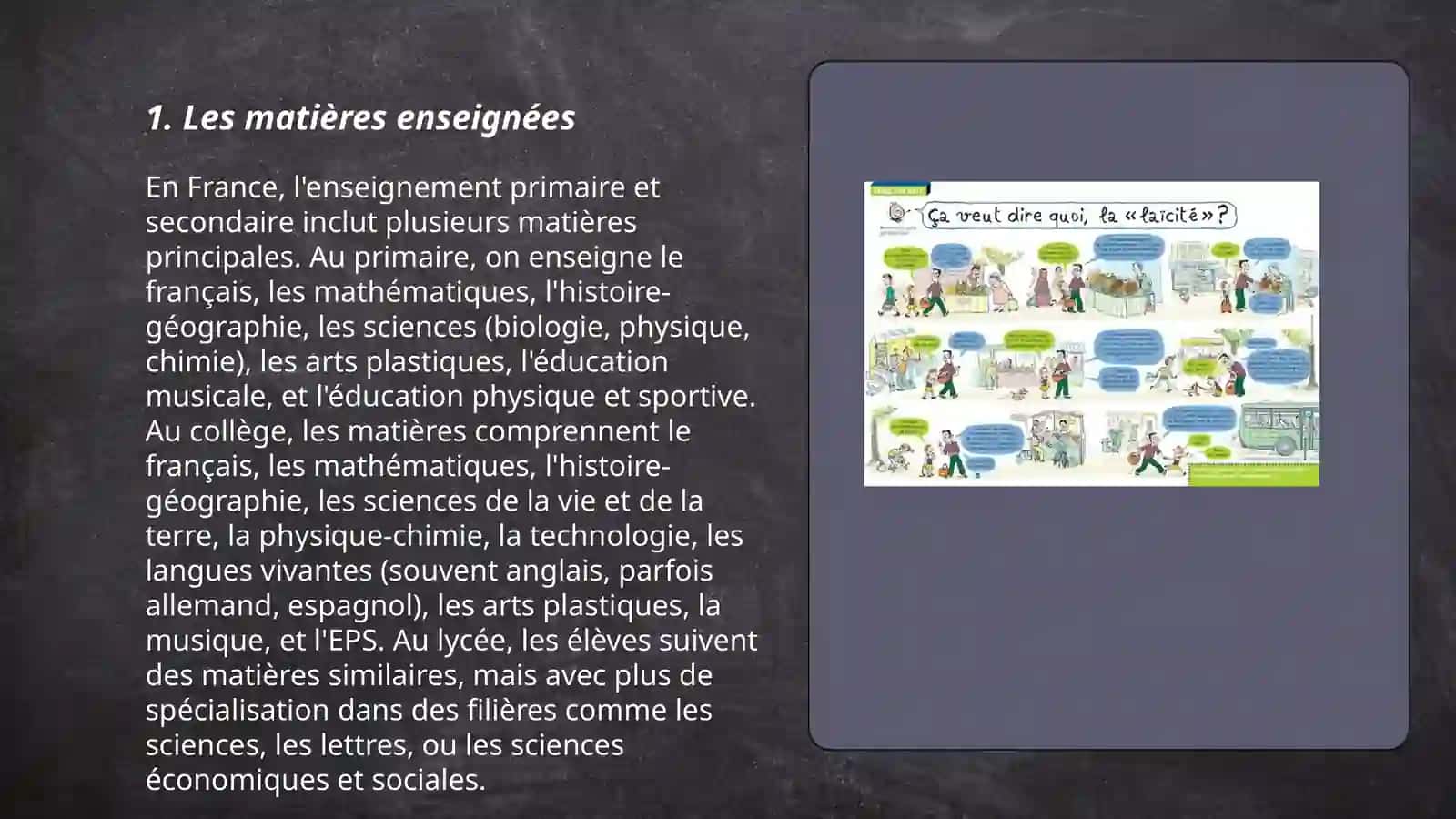 Notre йcole et nos cours 3