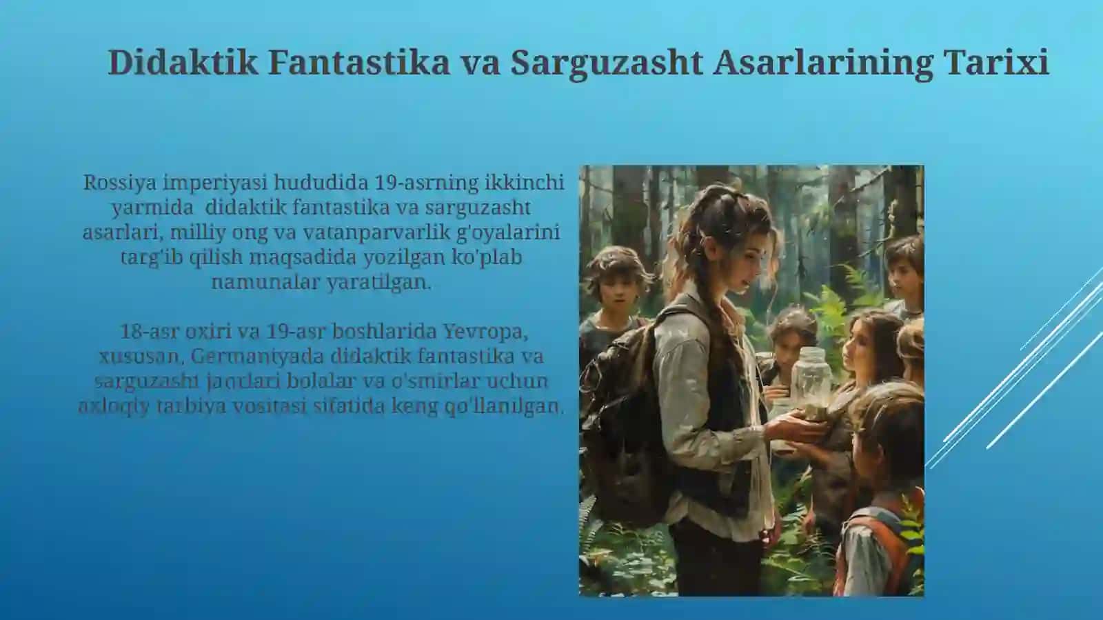 Didaktik Fantastika va Sarguzasht Janrlarining Adabiyotdagi O'rni 3