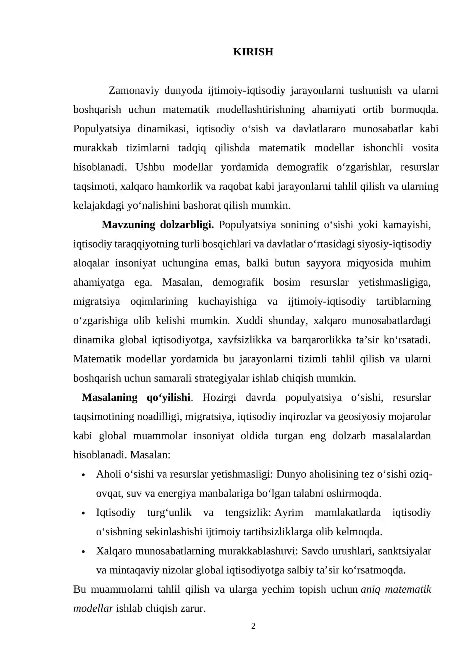 POPULYATSIYA O‘SISHINI MATEMATIK MODELLASHTIRISH 3