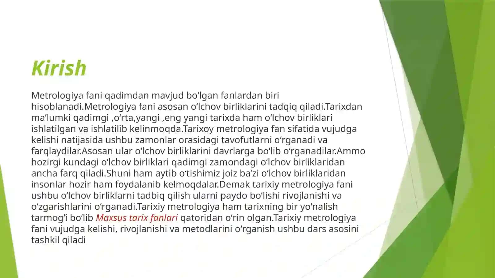 Metrologiya fani vujudga kelishi va rivojlanish tarixi. Tarixi, metrologiya rivojlanish va Metrologik manbalar 3