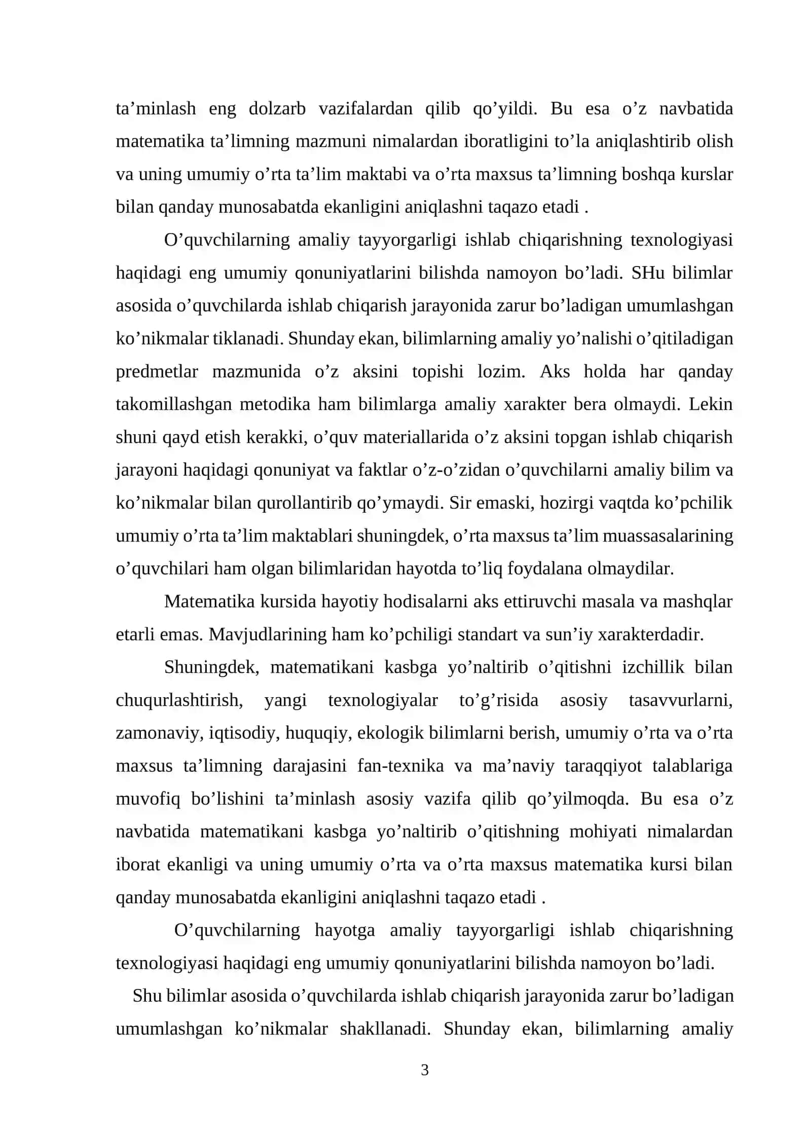 Dasturlash tillarini o’qitish metodikasi 3