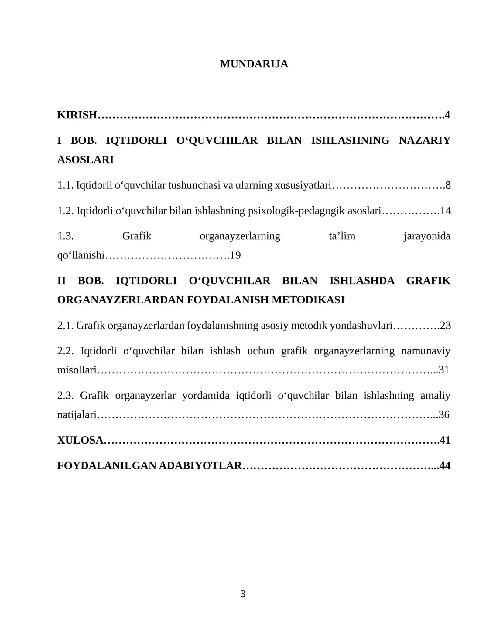 TALABALARDA “IQTIDORLI O‘QUVCHILAR BILAN ISHLASH METODIKASI” KO‘NIKMASINI RIVOJLANTIRISH TEXNOLOGIYALARI 3