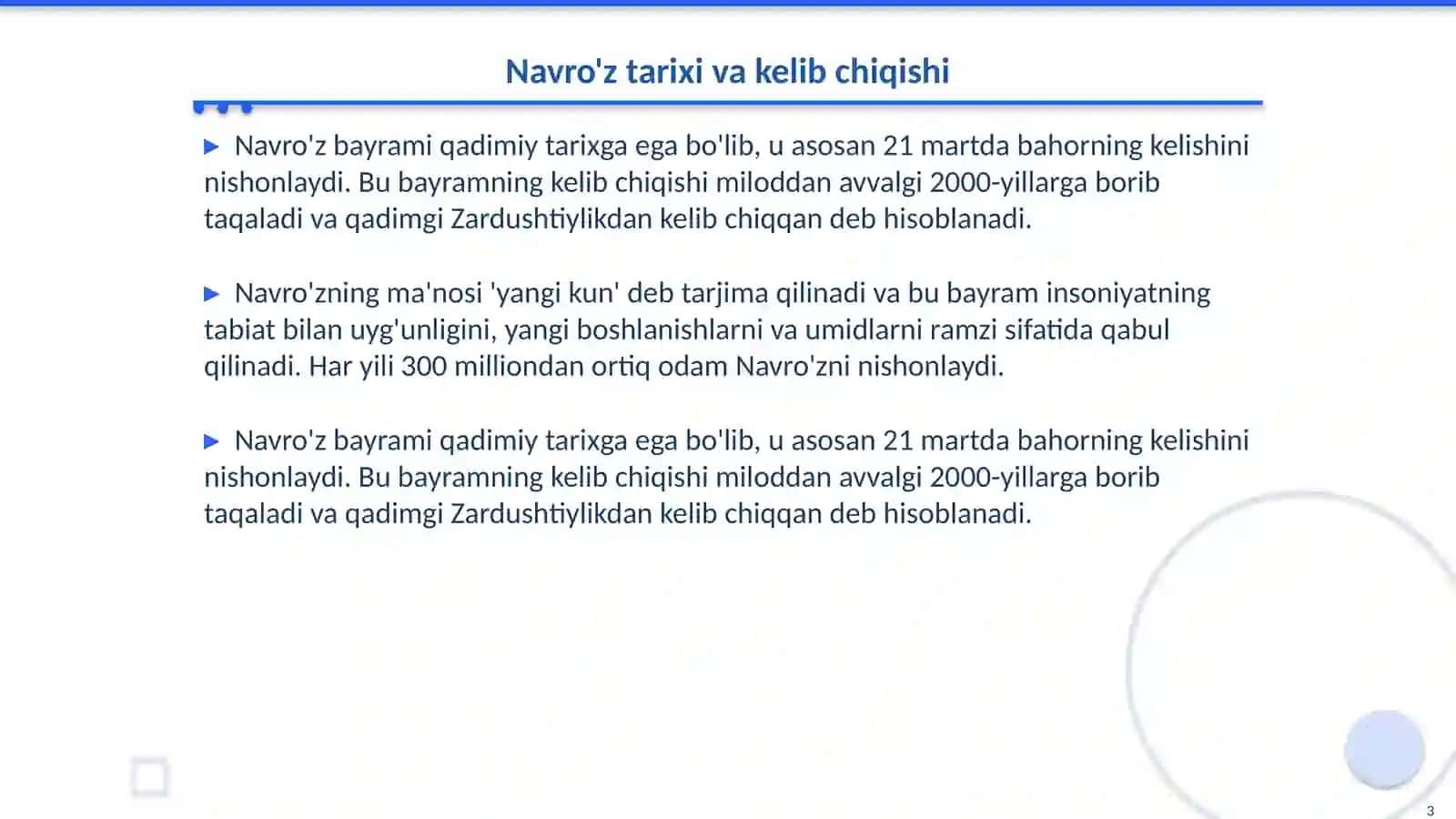 Navro'z tarixi va kelib chiqishi 3