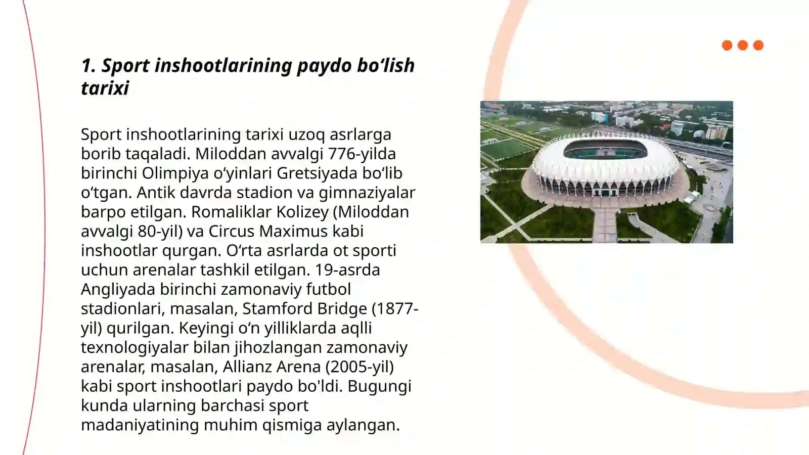 Sport inshooti binolarining arxitekturaviy tarixiy yechimi 3