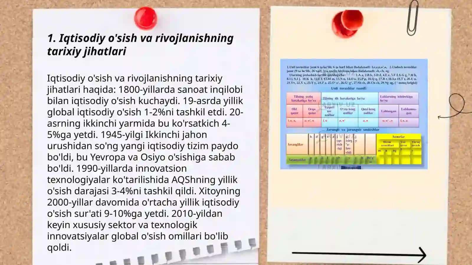 Iqtisodiy o'sish va rivojlanishning tarixiy jihatlari 3