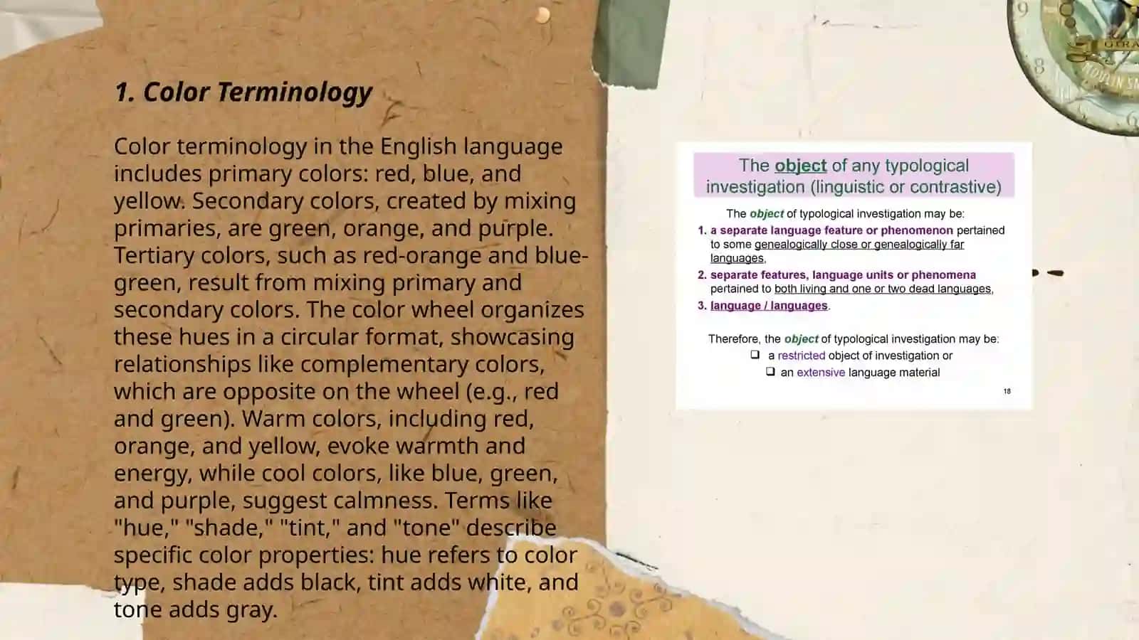 Semantic typology 3