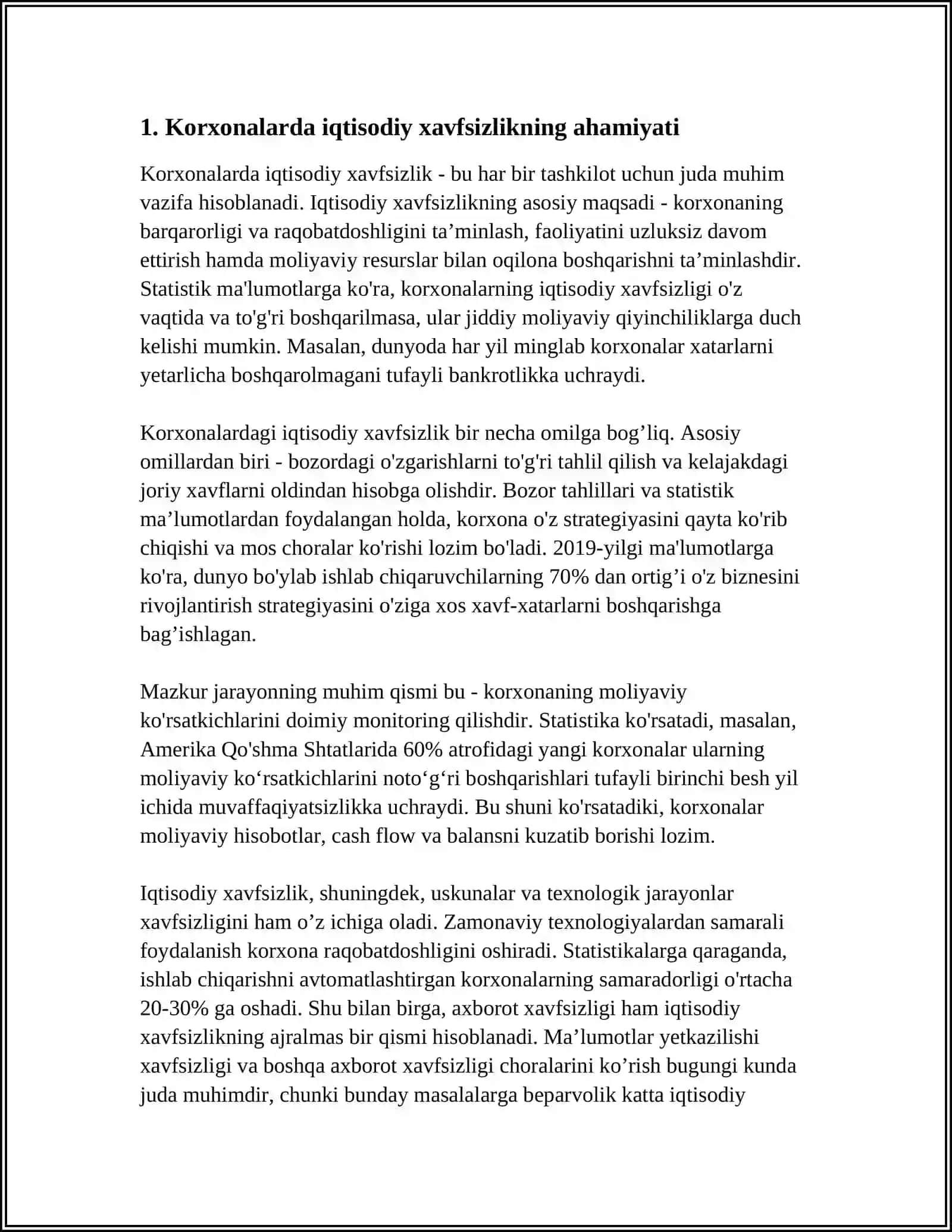 KORXONALARDA IQTISODIY XAVFSIZLIKNI TA’MINLASH 3