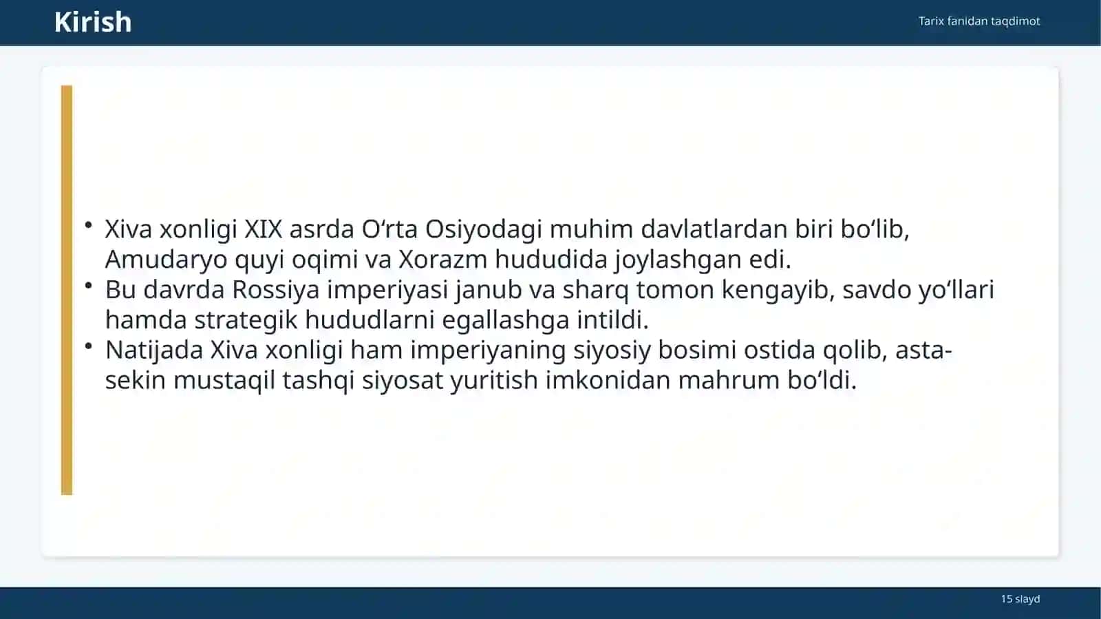 XIVA XONLIGINING ROSSIYA IMPERIYASI VASSALIGA AYLANTIRILISHI 3