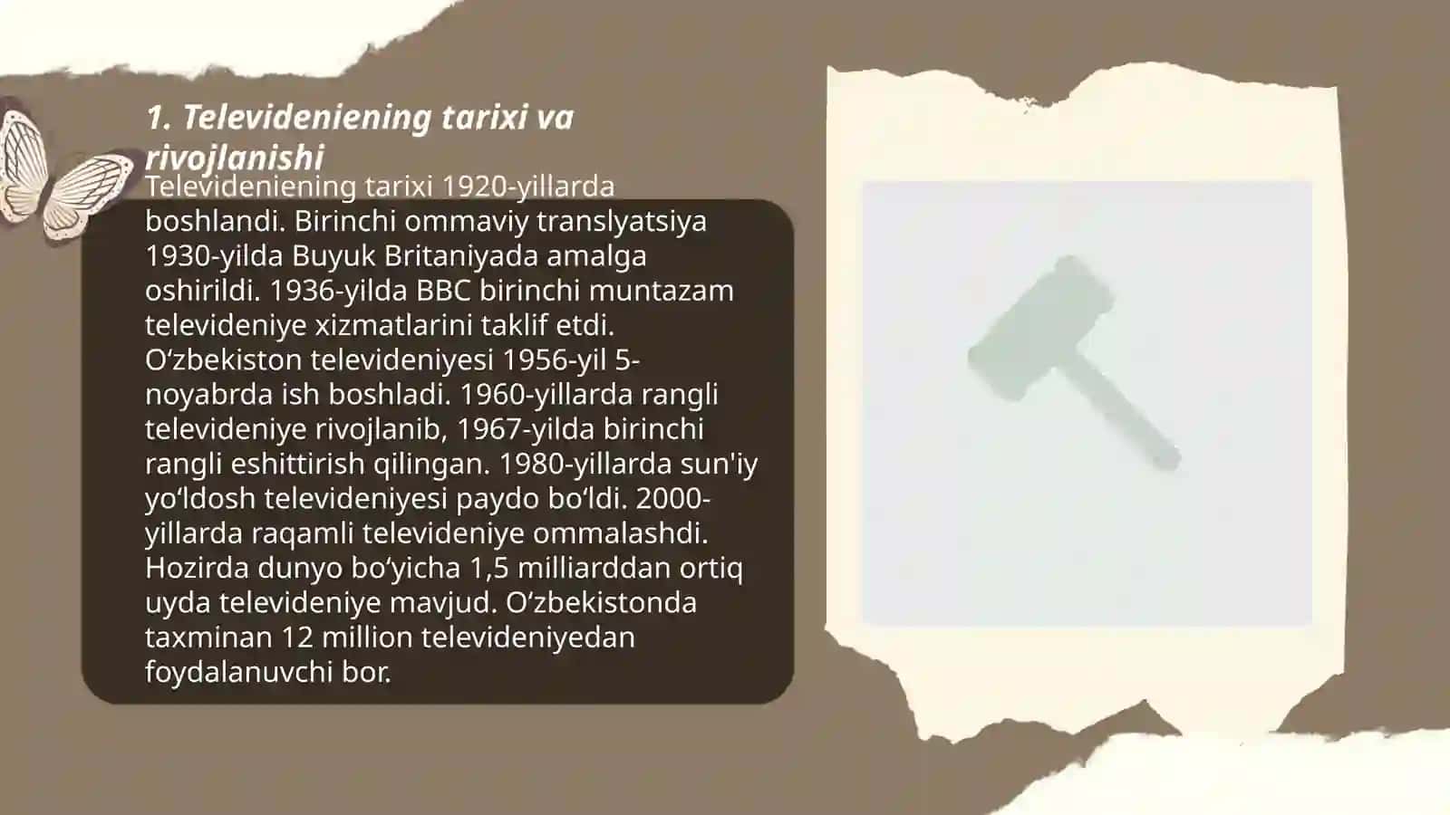 Televidenie kõngil ochar sanoat sifatida 3