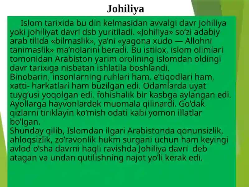 ISLOM DINI 3