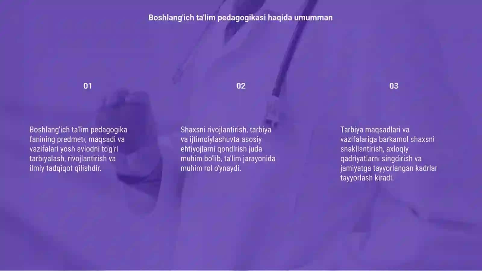 Boshlang'ich ta'lim pedagogikasi 3