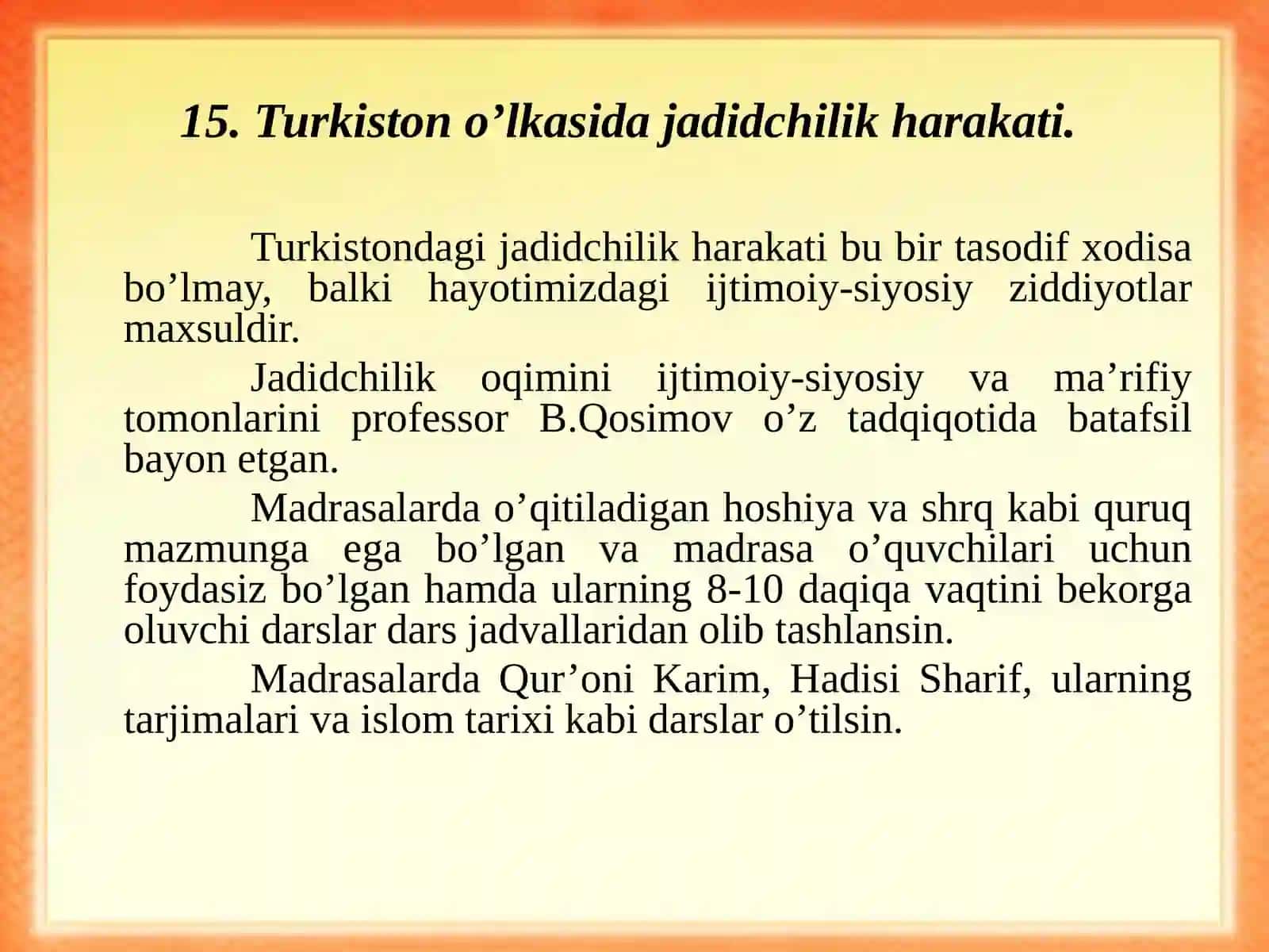 Turkiston o’lkasida jadidchilik harakati 3
