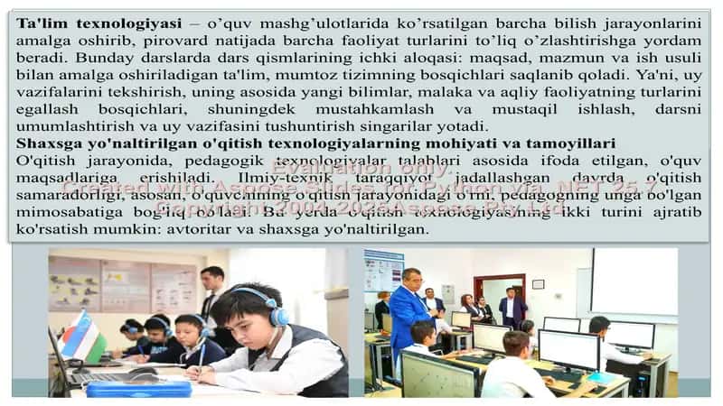 Ta’lim texnologiyasini tuzilishini tushuntirish 3