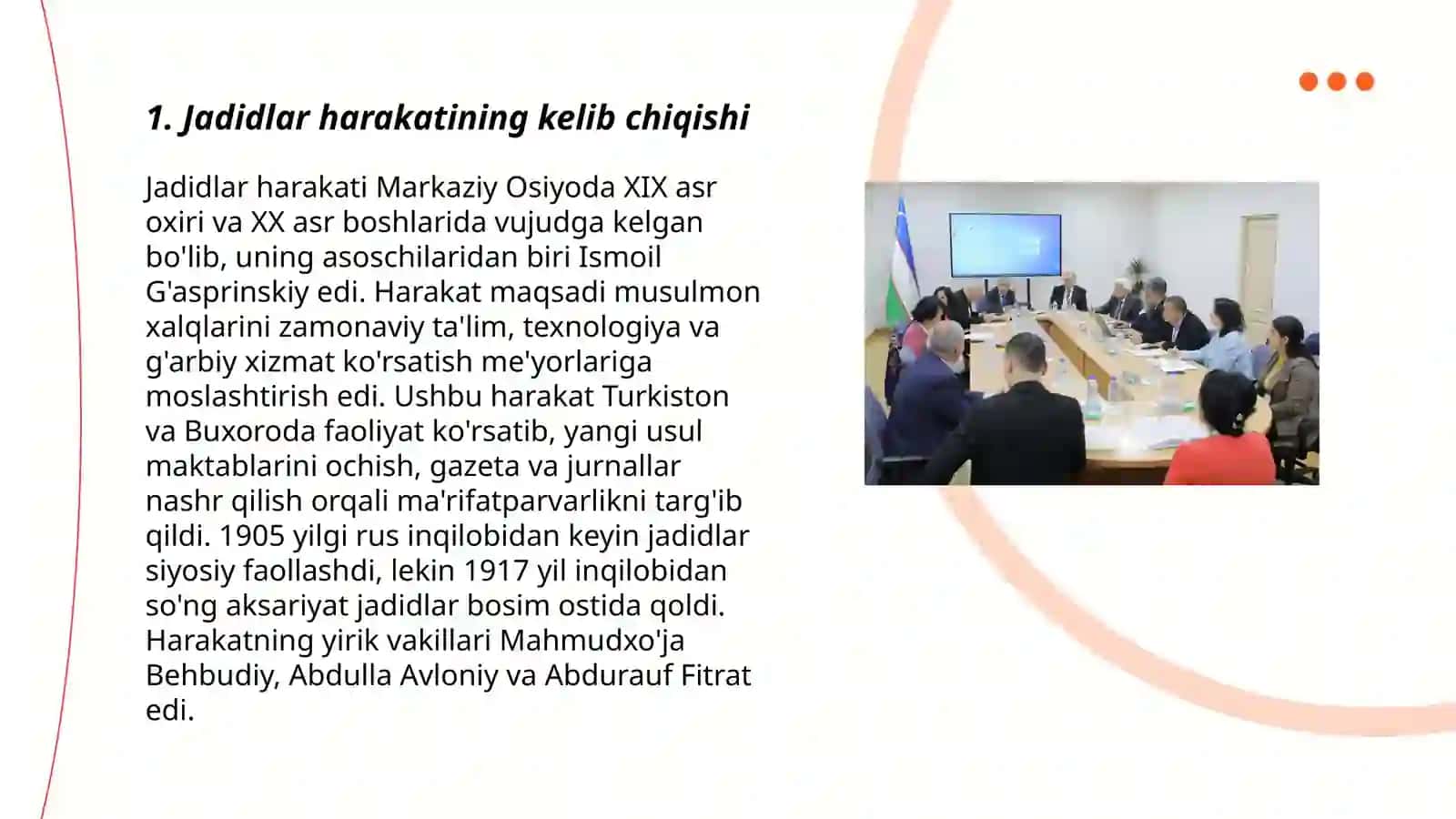 Jadidlar harakati va milliy uyg'onish 3
