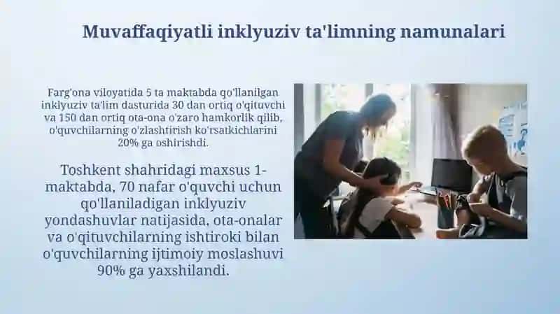Muvaffaqiyatli inklyuziv ta'lim 3