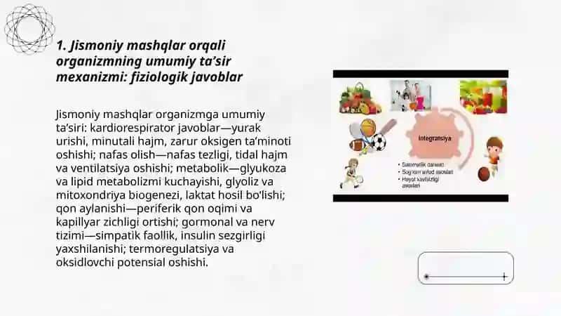 Jismoniy mashqlar bilan davolashning ta'sir mexanizimini oʻrganish. Shkastlanishlar klassifikatsiyasi 3