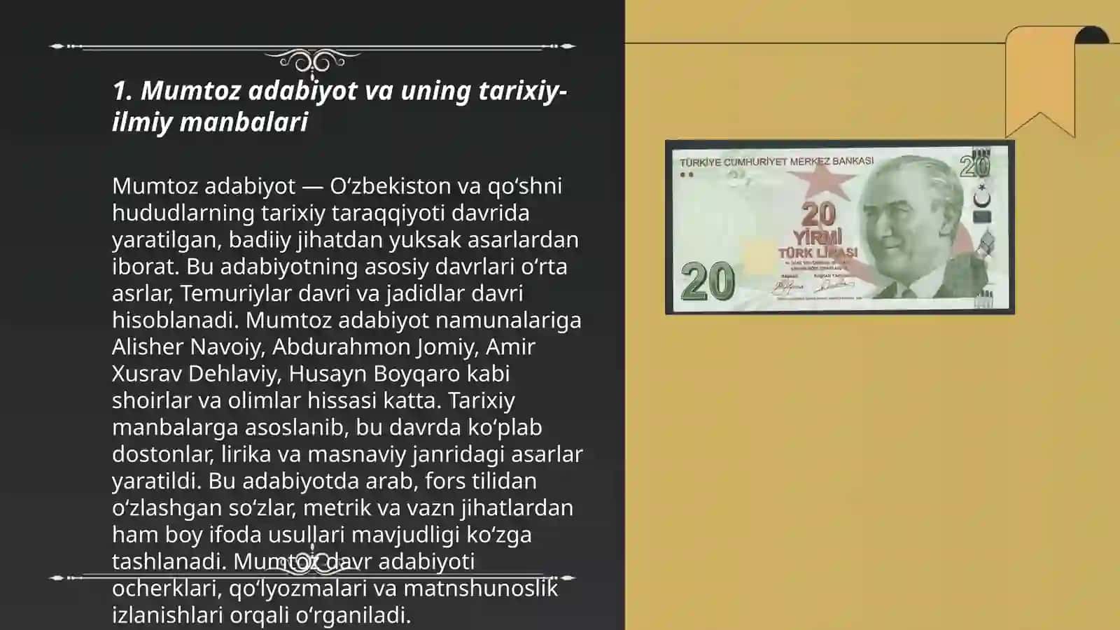 Mumtoz adabiyotda tarixiy-ilmiy manbalar ôrni 3