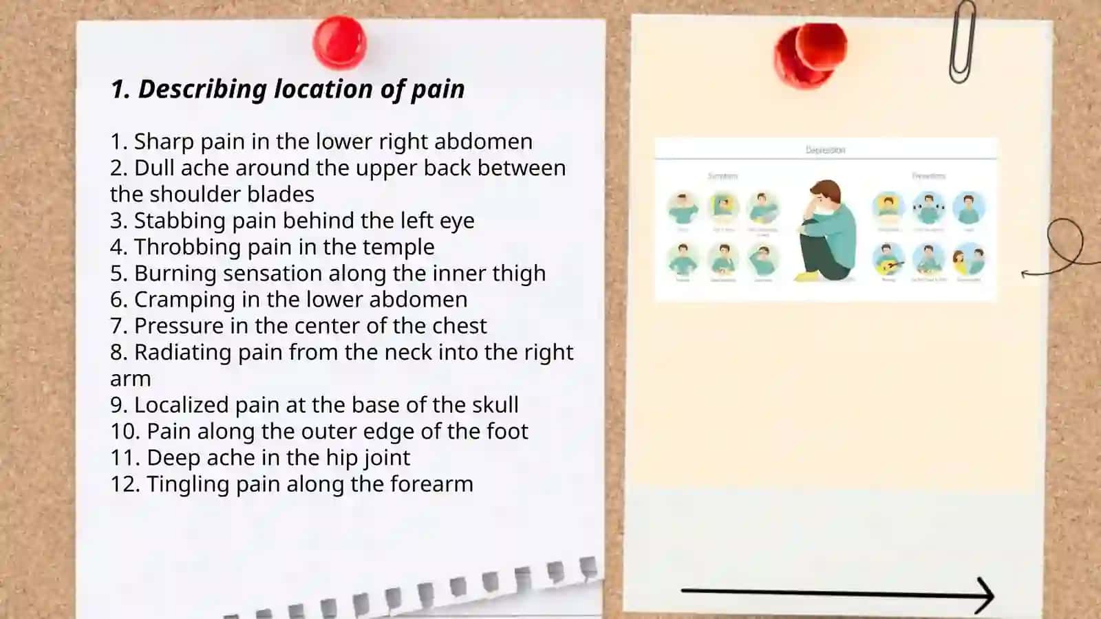 Talking about symptoms 3