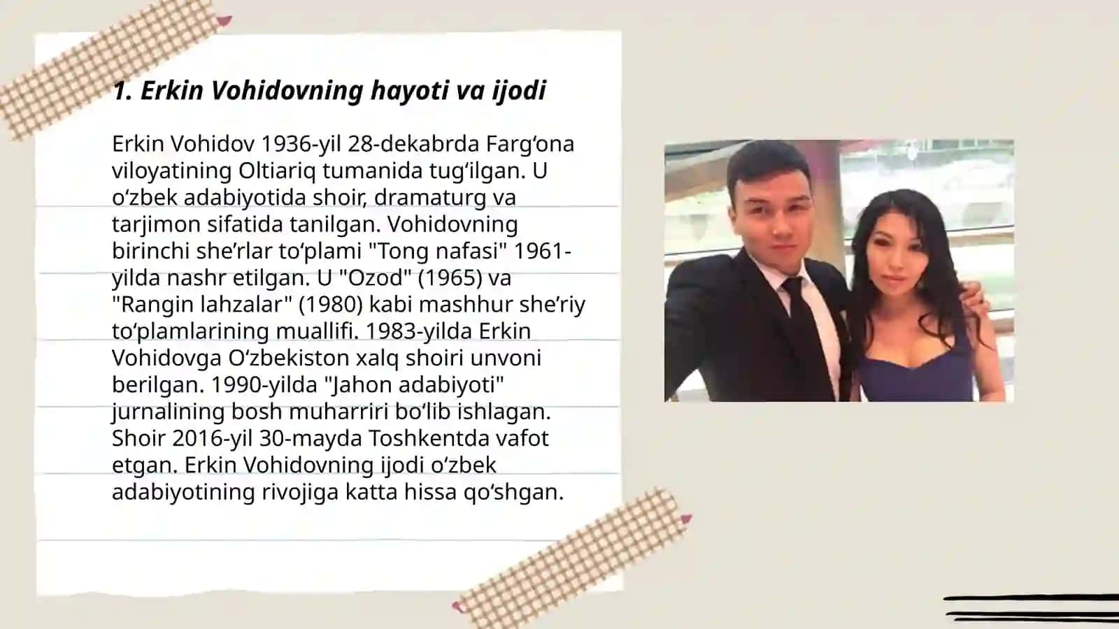 Erkin Vohidovning “Istanbul fojiasi” 3