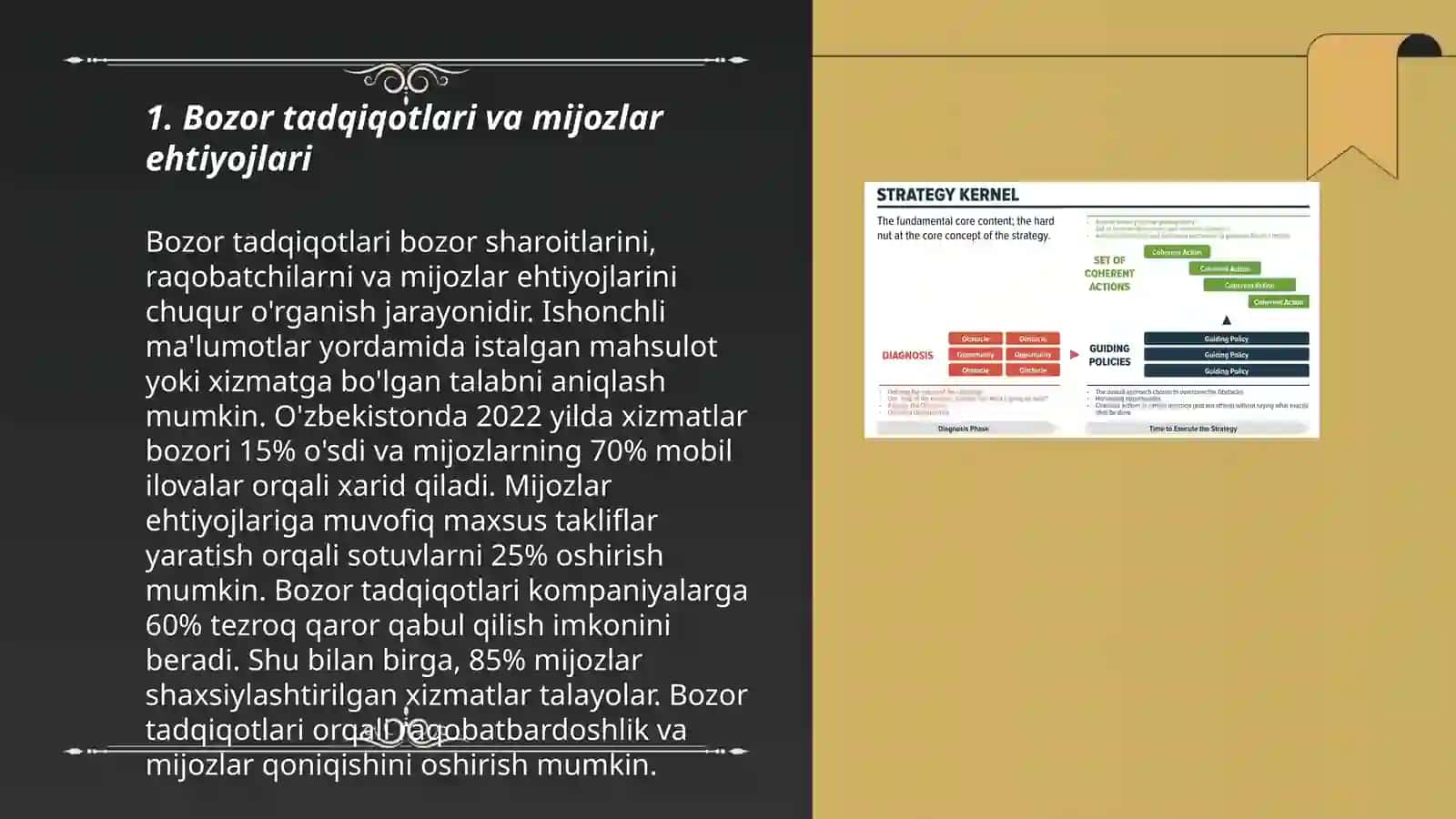 Bozor tadqiqotlari va mijozlar ehtiyojlari 3