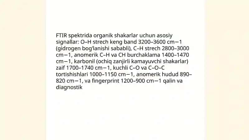 Organik zaharlarning tahlilida spektral usullarni qo`llash 3