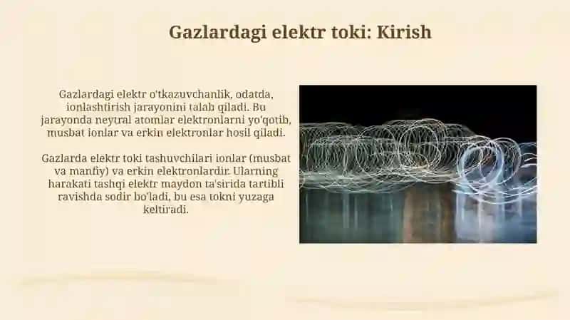 Gazlardagi elektr toki 3