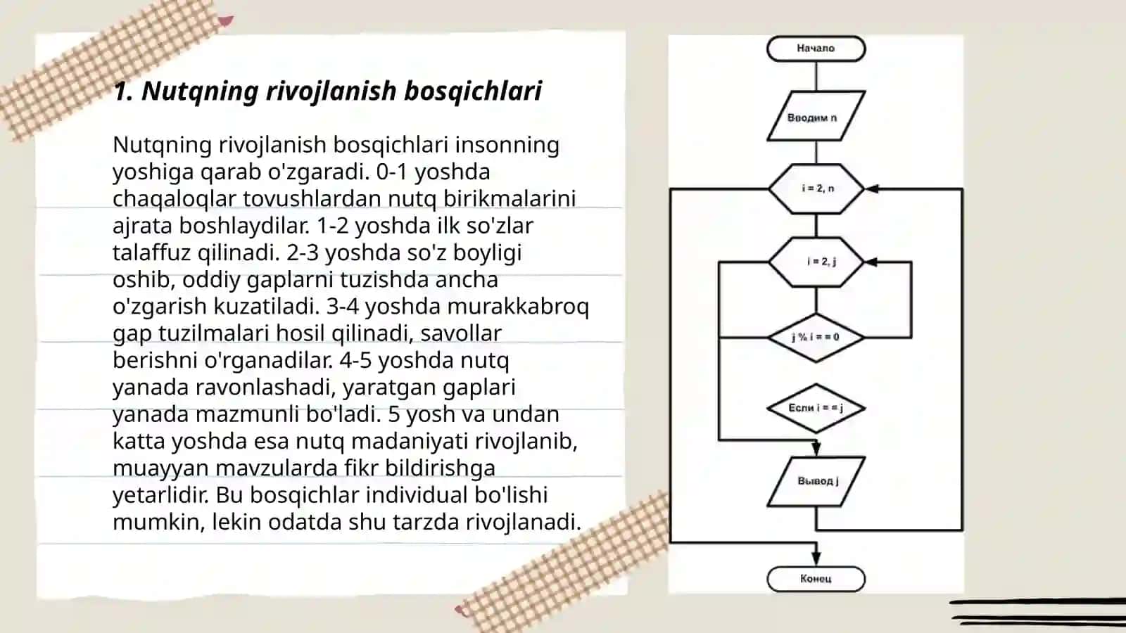 Nutqning rivojlanish bosqichlari 3