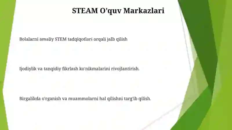STEAM Ta'limi: Amaliy Yondashuv 3