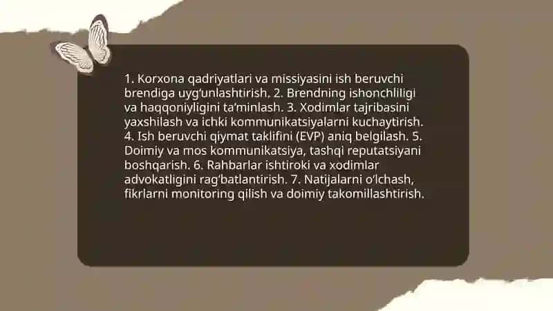 Korxona imidjini boshqarish va inson resurslari 3