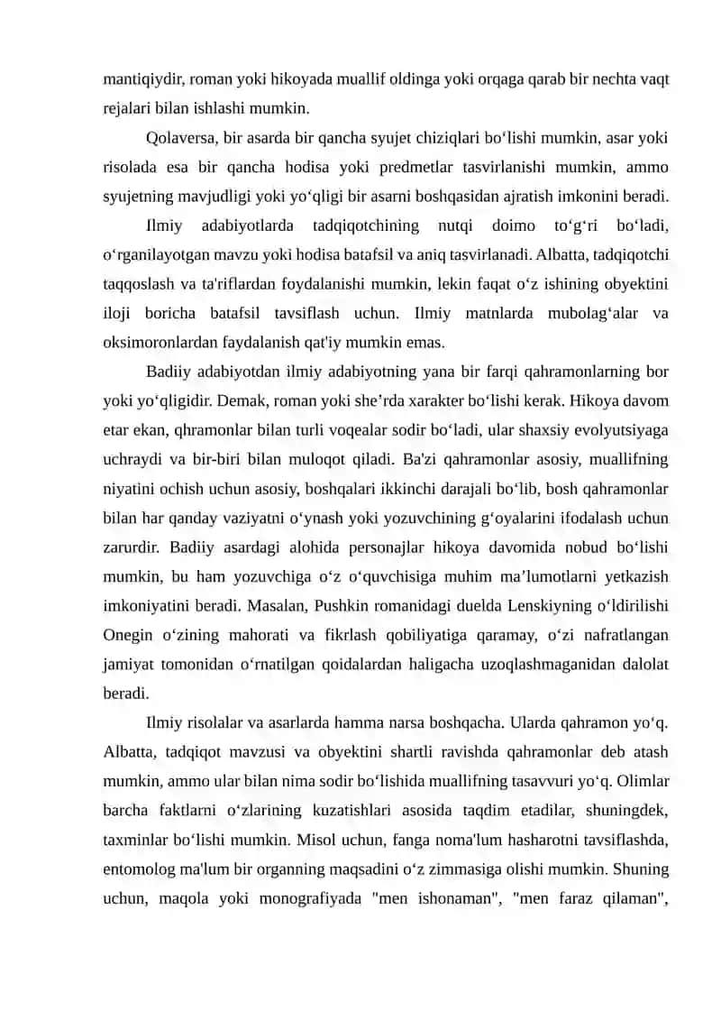 ILMIY MATNDA SO’ZLARNING O’ZARO MUNOSABATGA KIRISHISH XUSUSIYATLARI 3