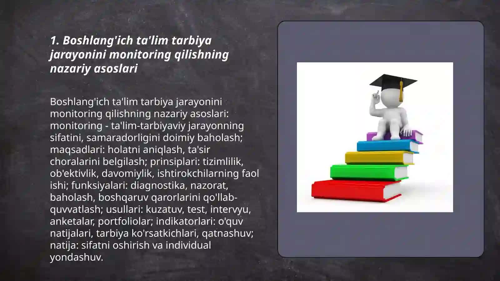 Boshlanģich ta'lim tarbiya jarayonini monitoring qilish 3