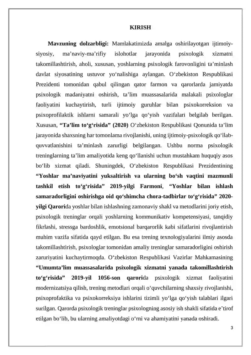 PSIXOLOGIK TRENINGLARNI TASHKIL QILISHNING SHARTLARI VA BOSQICHLARI 3