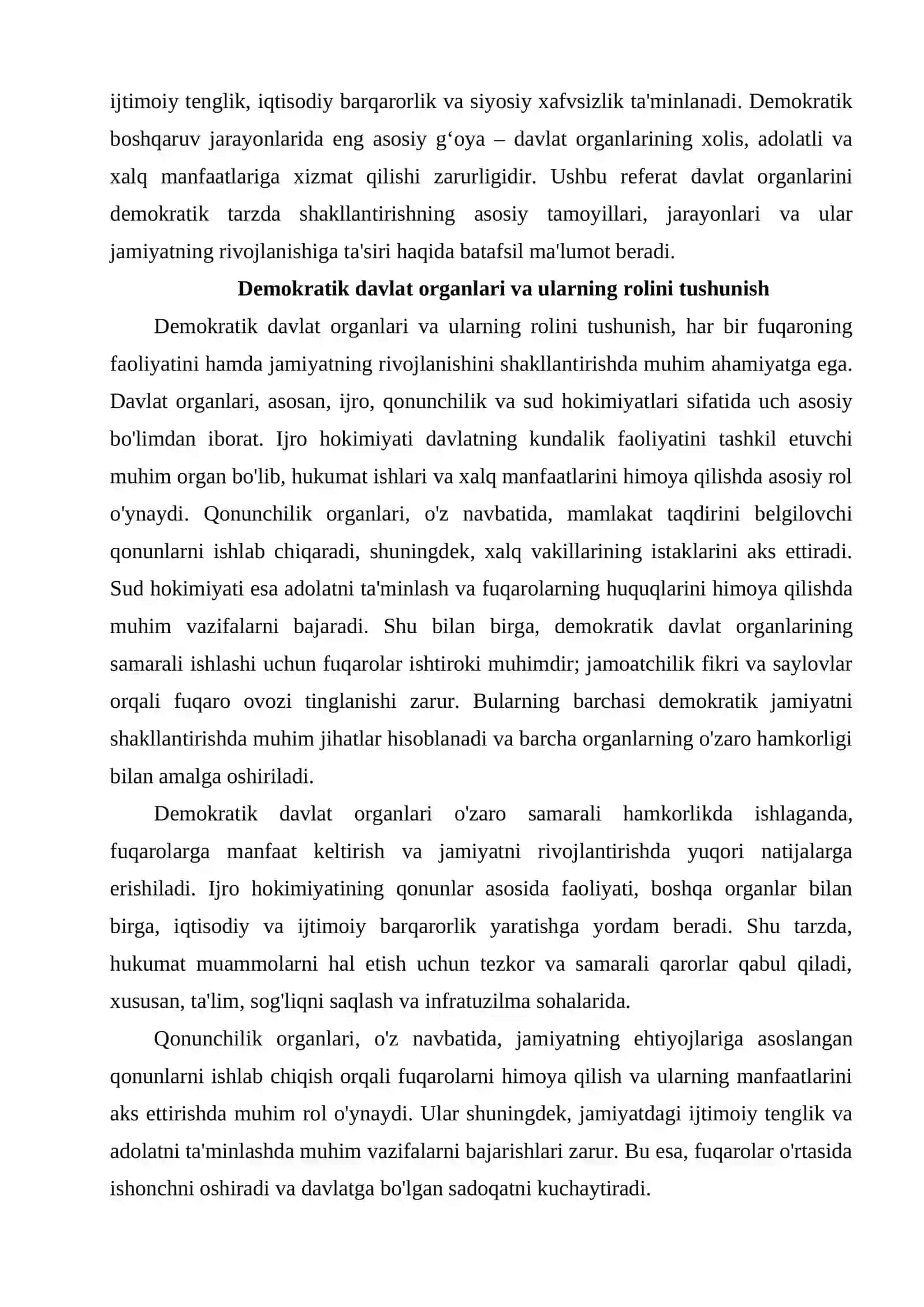 Davlat organlarini demokratik tarzda shakillantirish 3