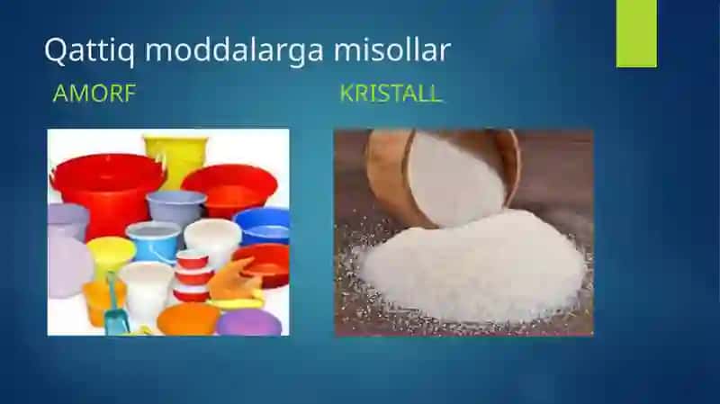 Moddalarning qattiq suyuq holatlarini o’rganish 3