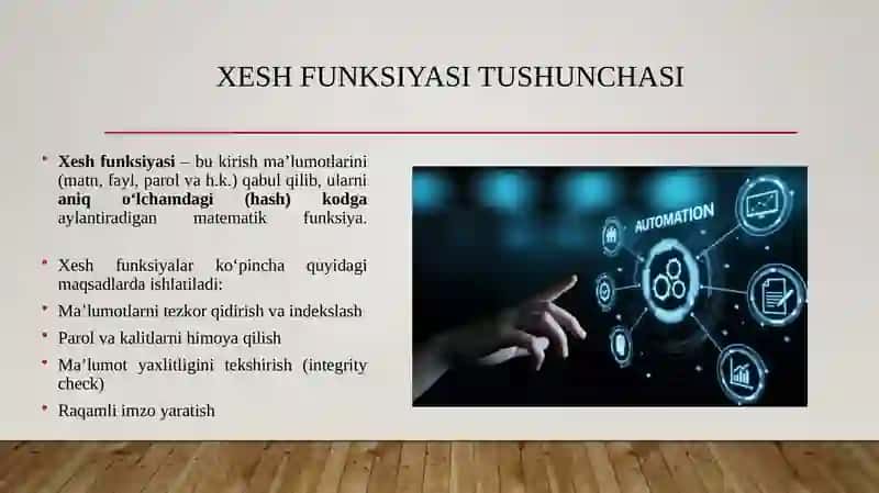Xesh funksiyalarning xavfsizligi tahlili 3