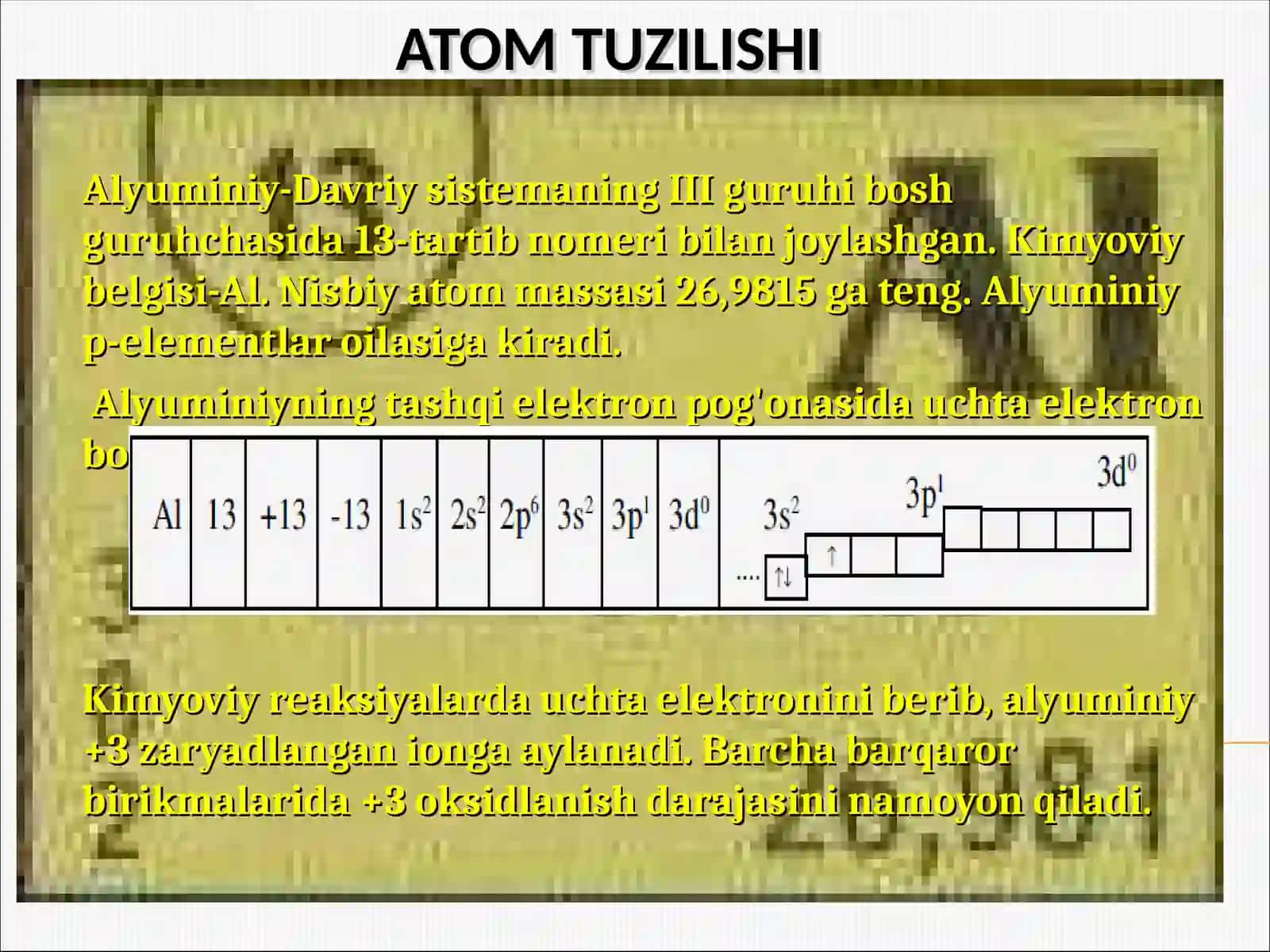 Alyuminiy 3