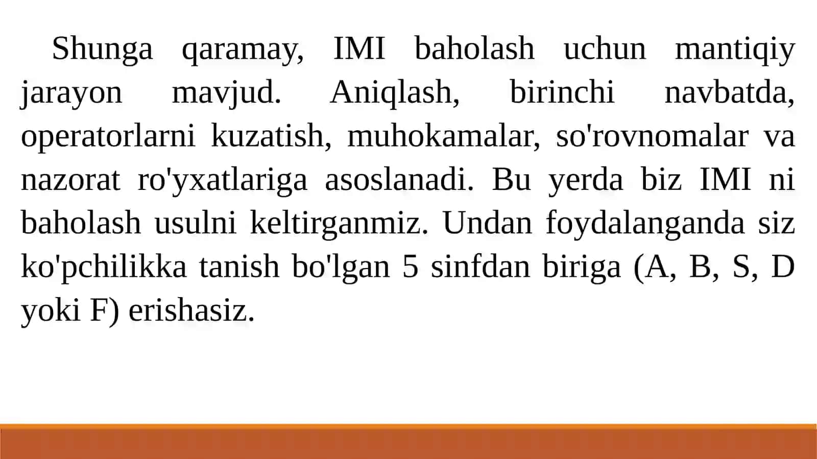IMI baholash metodologiyasi 3