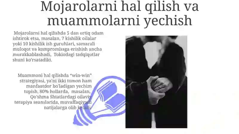 O'zaro munosabatlardagi muammolar va ularning yechimlari 3