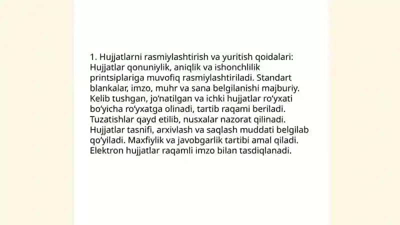 Ish yuritish va hujjatchilik 3