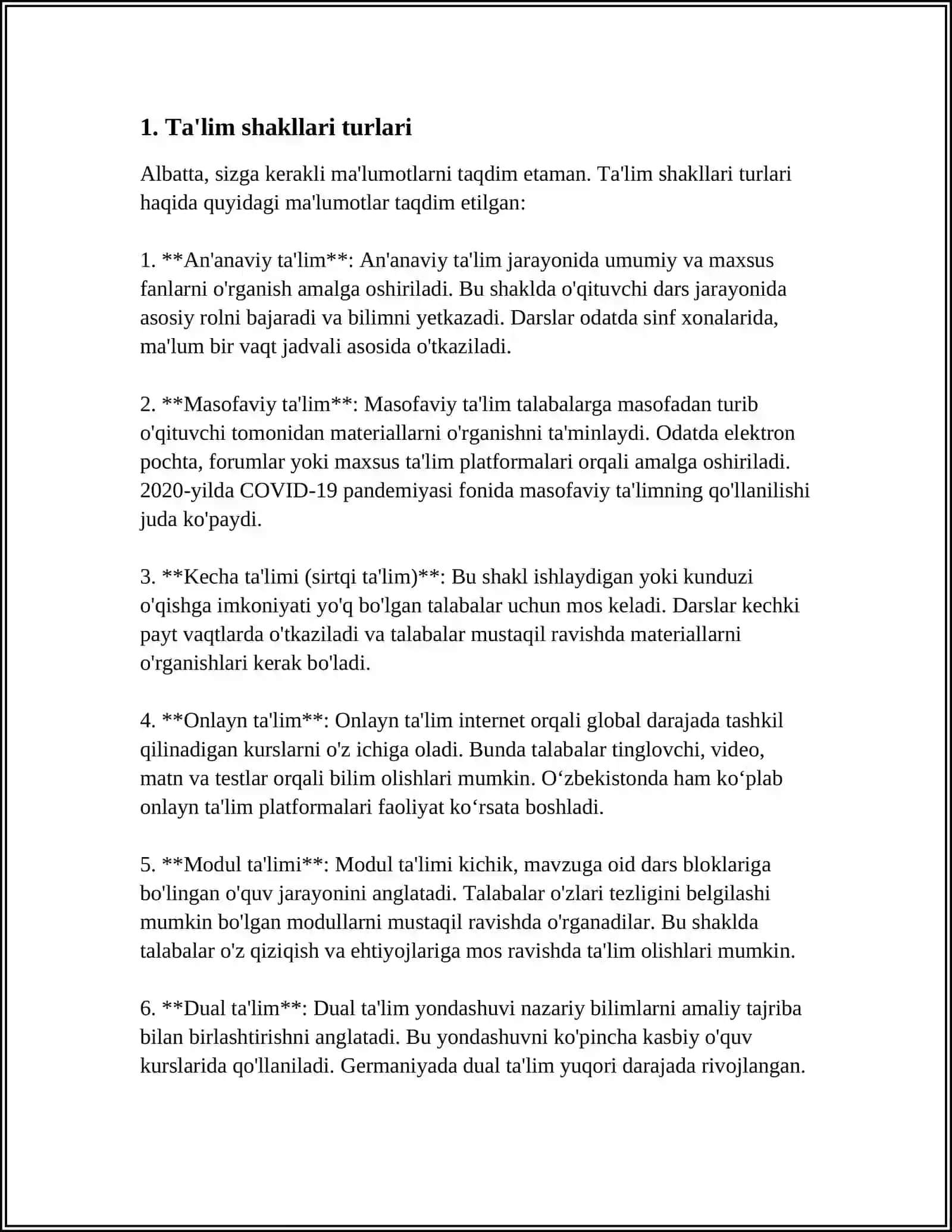 MAKTABGACHA TA'LIM TASHKILOTLARIDA TA'LIM SHAKLI 3