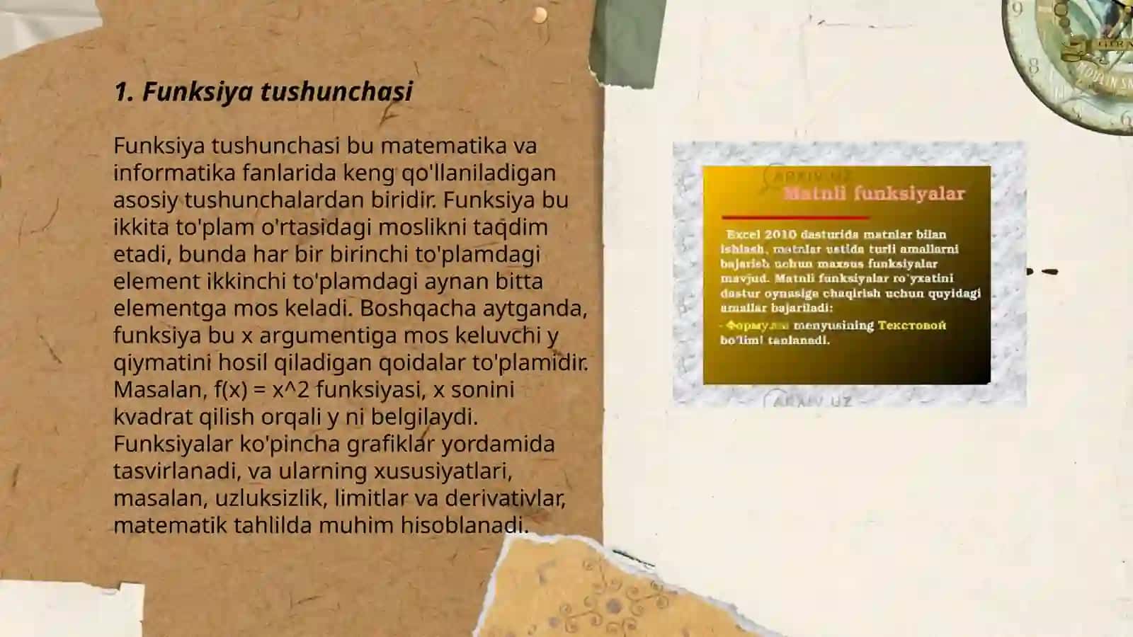 Funksiyalar 3