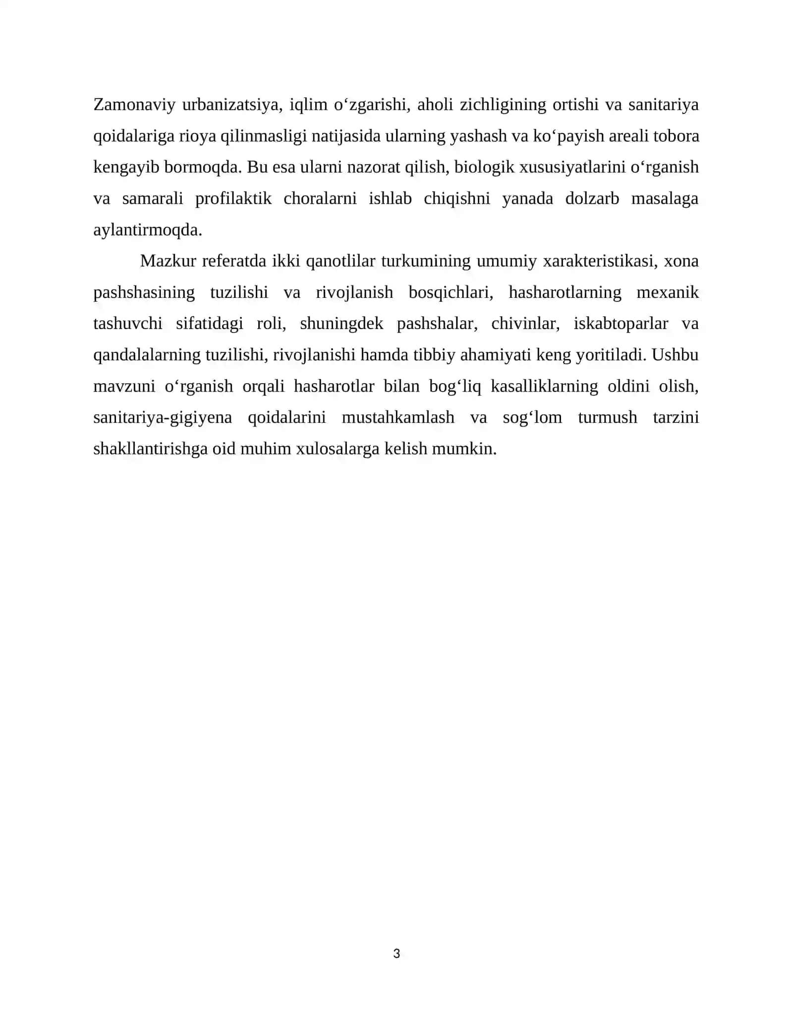 Parazitlar-hashorotlar, bit, burga, qandala, suvaraklar, pashshalar, chivinlar iskaptoparlar 3