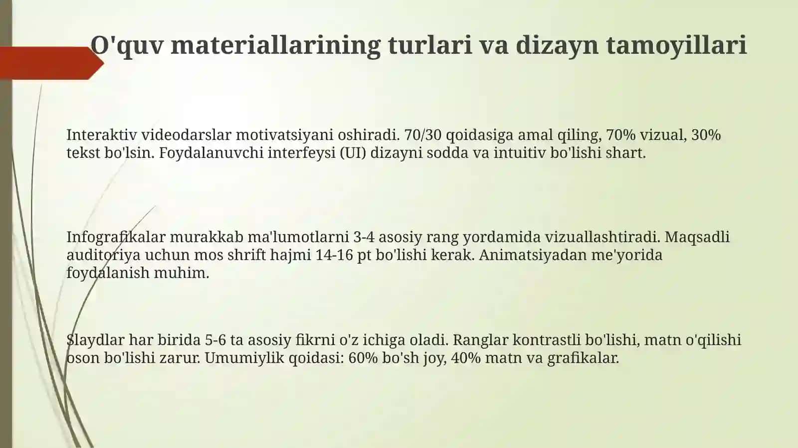 Onlayn kurslarga ularga didaktik materiallar tayyorlash 3