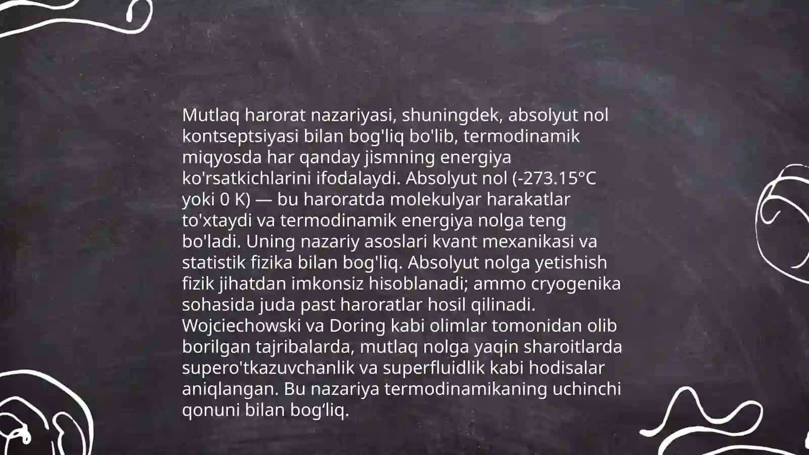 Absalyut Harorat Nazariyasi 3
