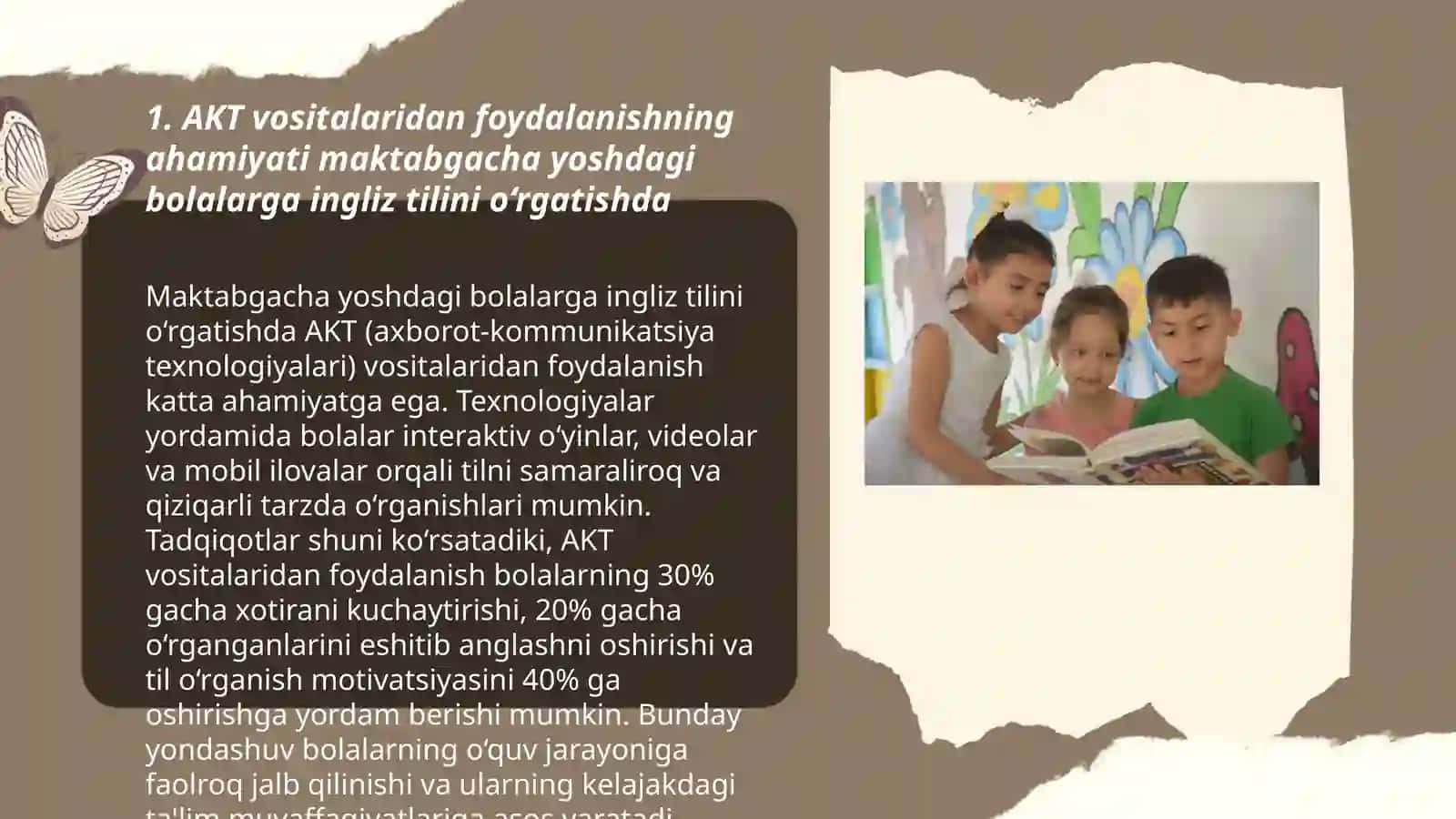 Maktabgacha yoshdagi bolalarning ingliz tilini òqitishda AKT dan foydalanish 3