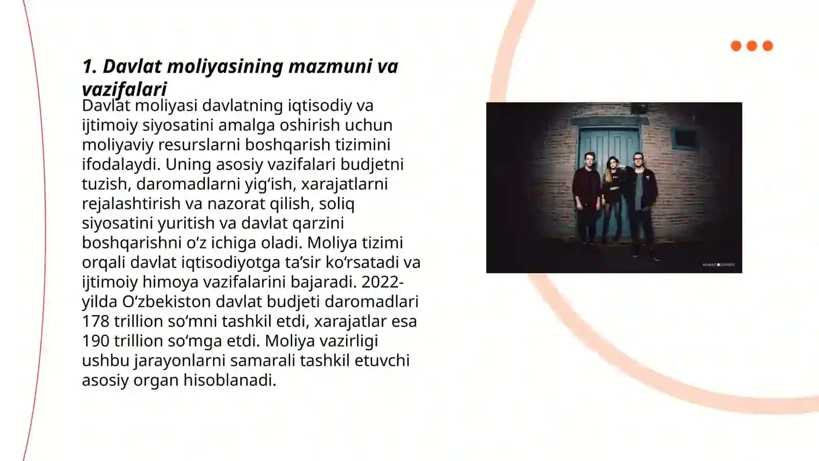 Davlat moliyasi va uning iqtisodiyotni rivojlantirishdagi o'rni 3