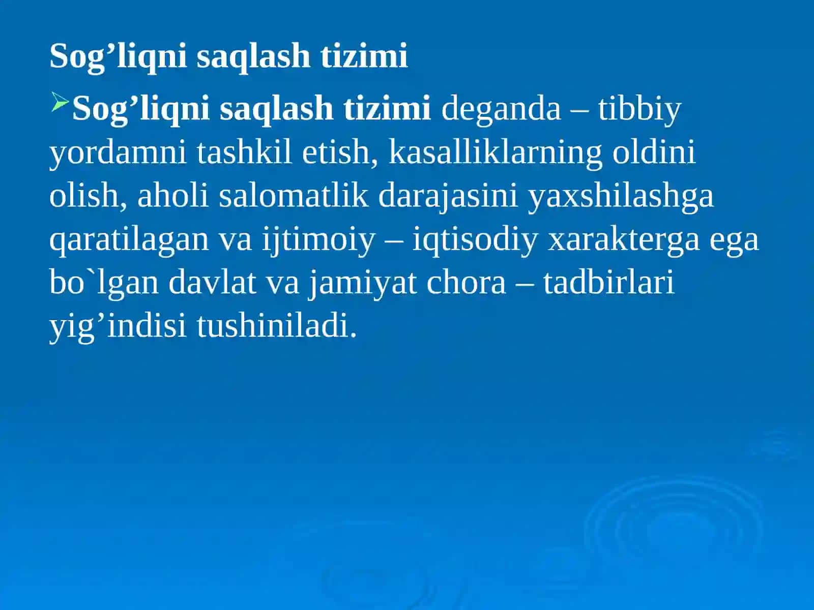 Sog’liqni saqlash tizimida birlamchi tibbiy sanitariya yordamni tashkil etish 3