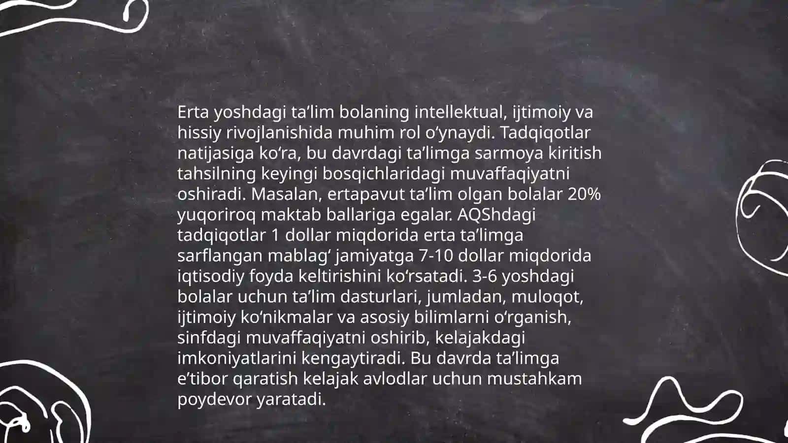 Erta yoshdagi taʼlimning ahamiyati 3