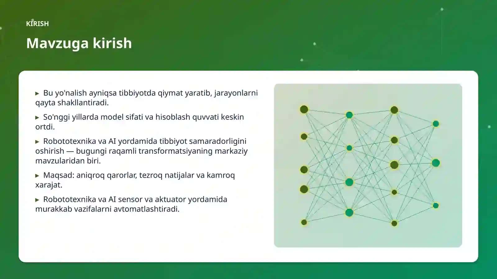 Robototexnika va AI yordamida tibbiyot samaradorligini oshirish 3